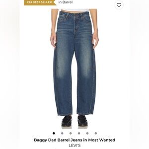 Levi's Baggy Dad Barrel Jeans